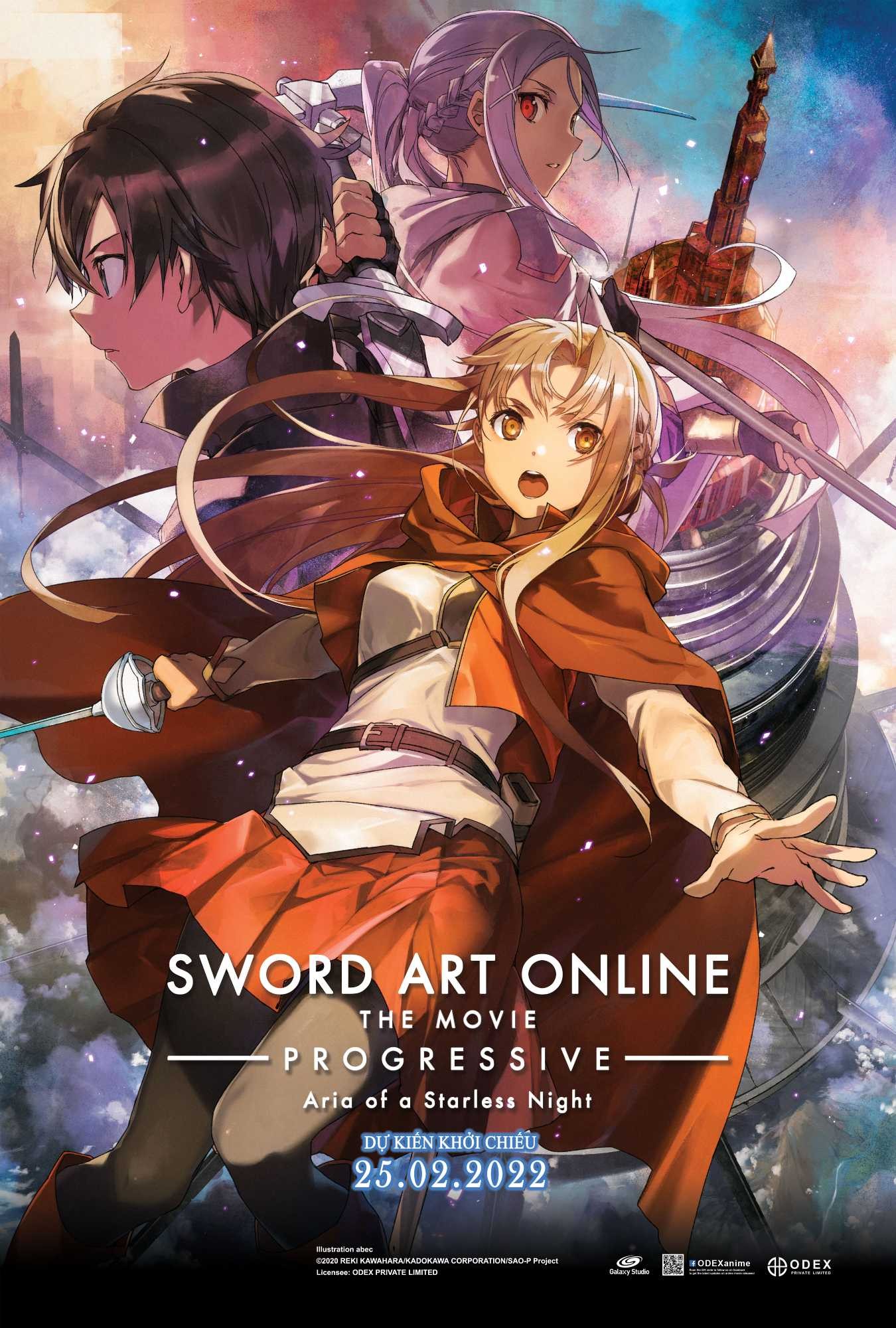 Sword Art Online The Movie – Progressive – Aria Of A Starless Night 2022 |  Thông Tin - Lịch Chiếu | Cgv