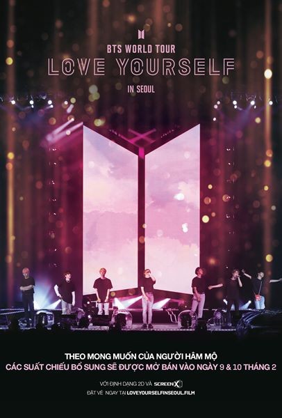 BTS World Tour: Love Yourself in Seoul | Thông tin - Lịch chiếu | CGV